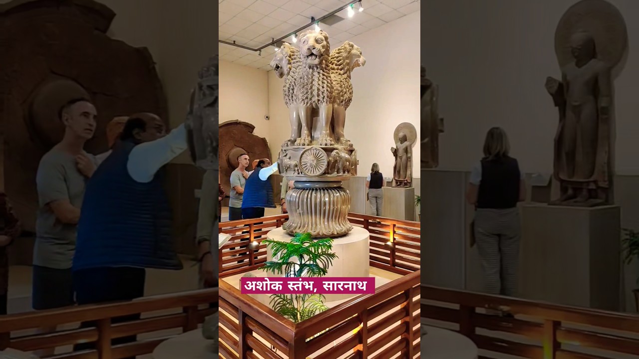 Ambedkar Jayanti // Ashok Stambh #sarnath #kanakpaltv  #trendingshorts #ashokstambh #budha