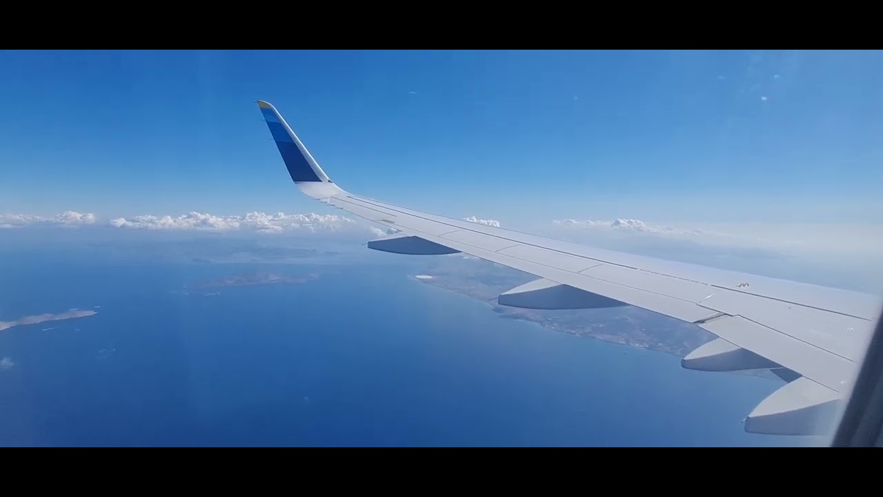 07.10.2024, 11:07 Uhr, toller Landeanflug auf Kos, delightful landing at Kos