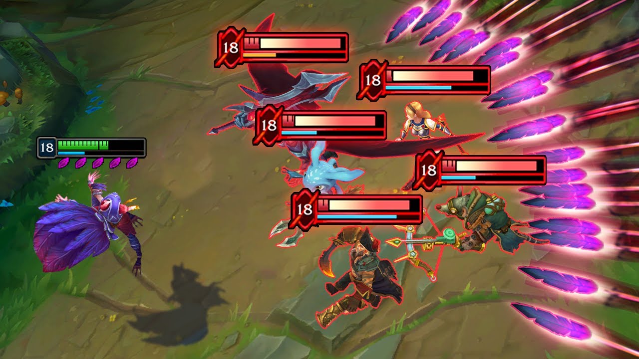 THE POWER OF ADC... INSANE DAMAGE OUTPUT - League of Legends