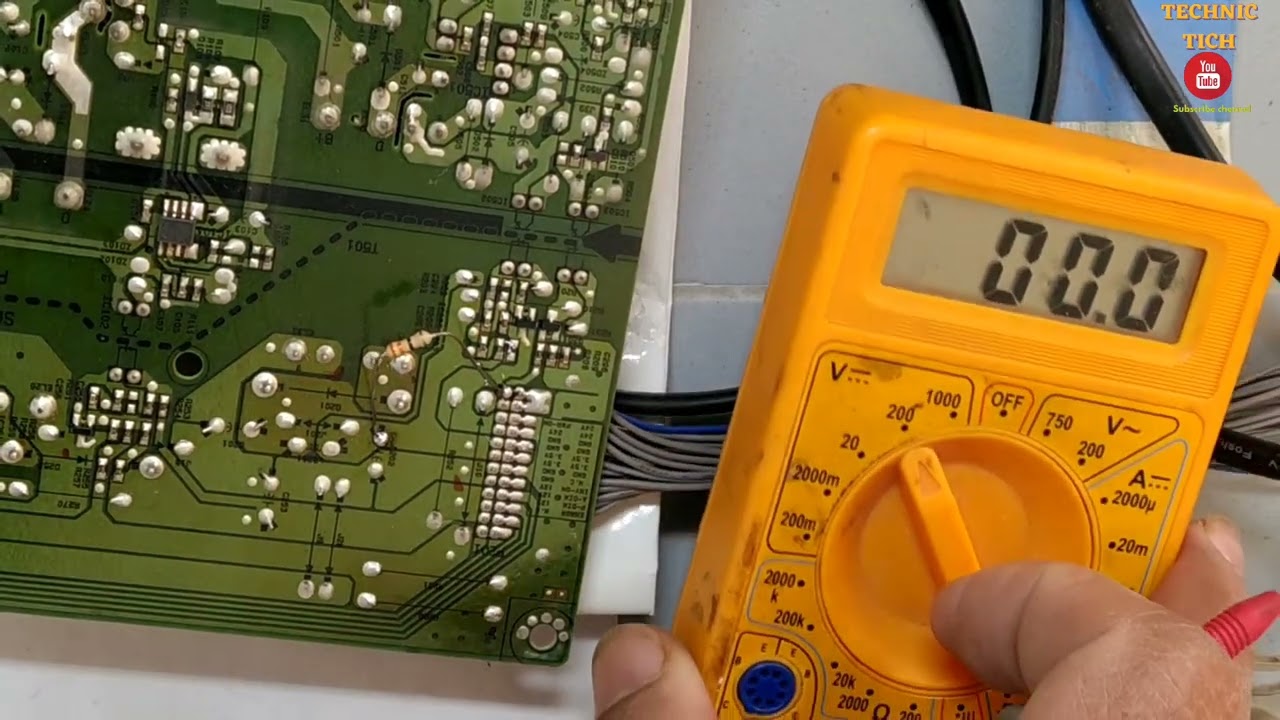Lg led tv repair and how to chack all voltage || LG 32LS3400-TA LED TV TOTAL DEAD REPAIRING