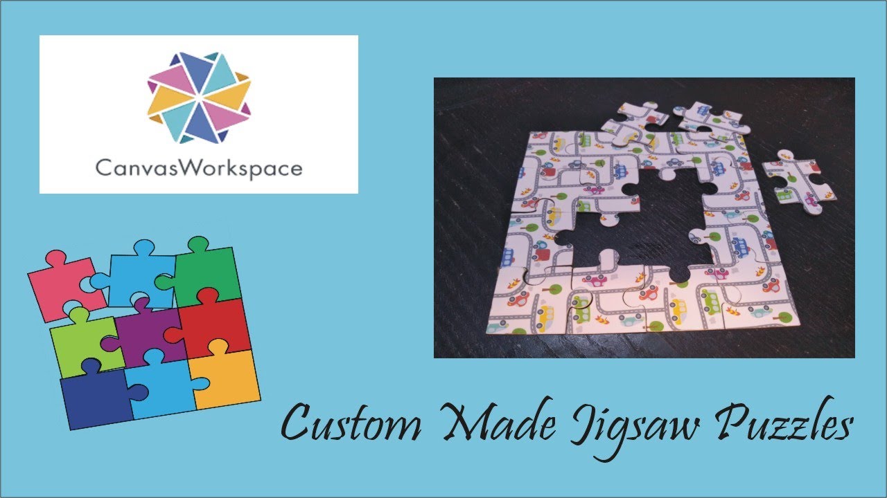 ScanNCut & Canvas Workspace:  Custom Made Jigsaw Puzzles