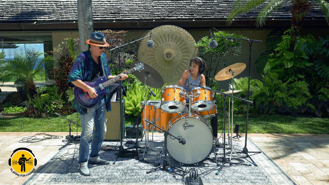 Oye Como Va ft. Carlos Santana & Cindy Blackman Santana | Playing For Change | Song Around The World