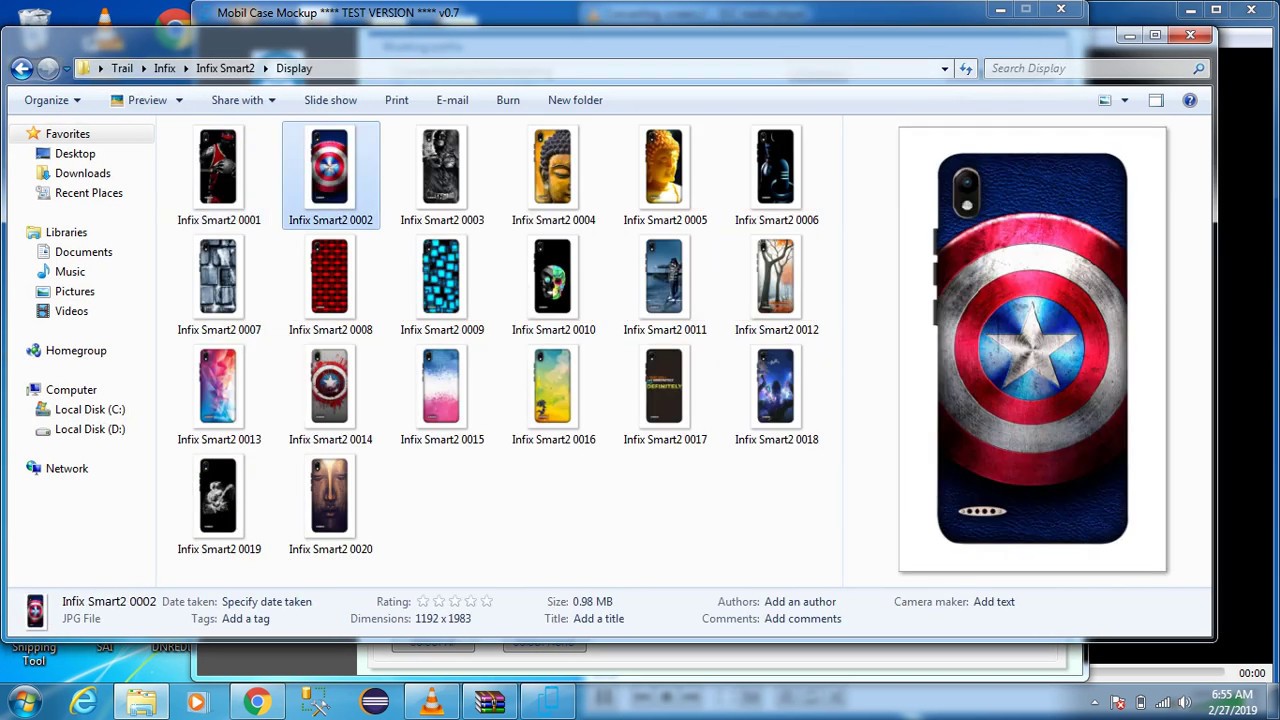 Bulk Mobile Case Mockup Sublimation Software | Mobile Back Case Printing Mockup Software