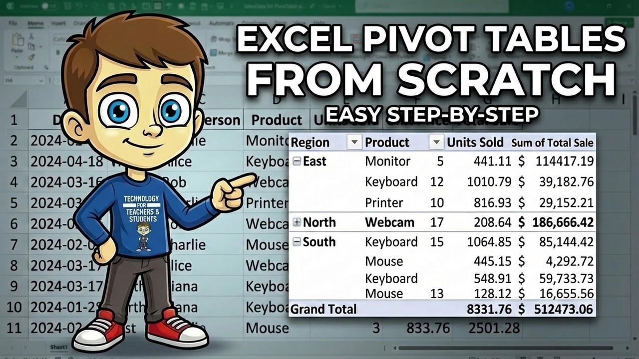 How to Easily Build Excel Pivot Tables from Scratch!