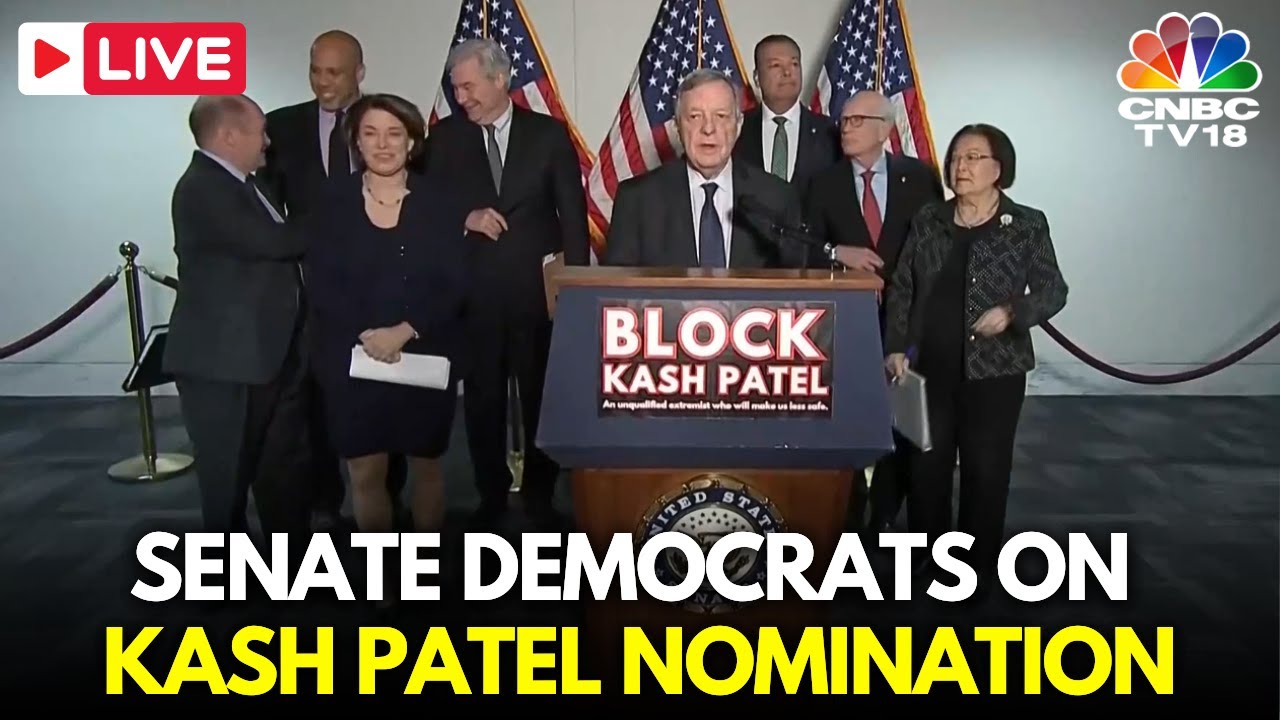 USA LIVE: Senate Democrats Oppose the Nomination of Kash Patel Outside FBI HQ | Donald Trump | N18G