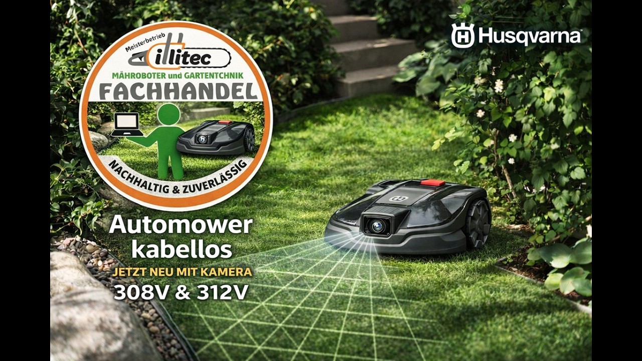 Husqvarna Automower 308v vs 312v mit Kamera – Überraschende Unterschiede!