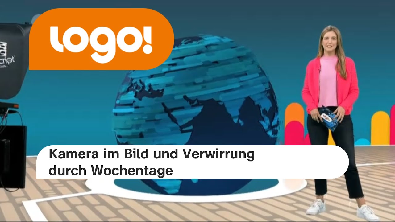 ZDF logo: Kamera im Bild und Verwirrung durch Wochentage