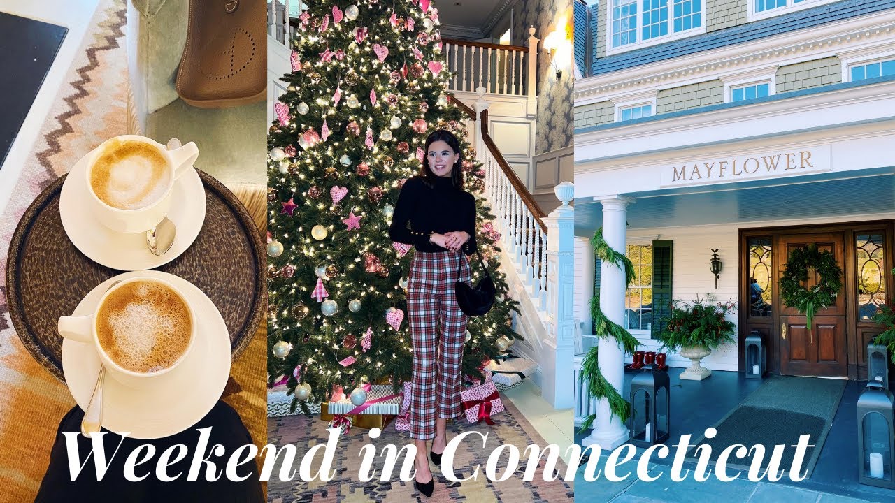 VLOGMAS | a weekend at the Mayflower Inn in connecticut