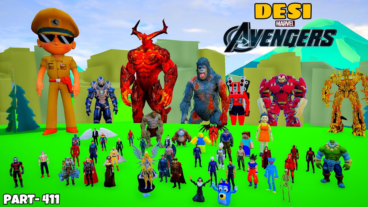 Desi Avengers Trapped Lord Saitan’s Deadly Multiverse Attack Begins in GTA 5 | GTA V MODS #411