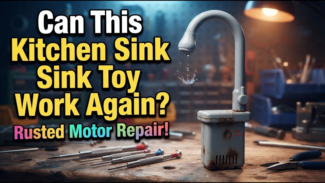 Kitchen Sink Toy Repair | Rusted Water Pump Motor Restoration | Toy Repair