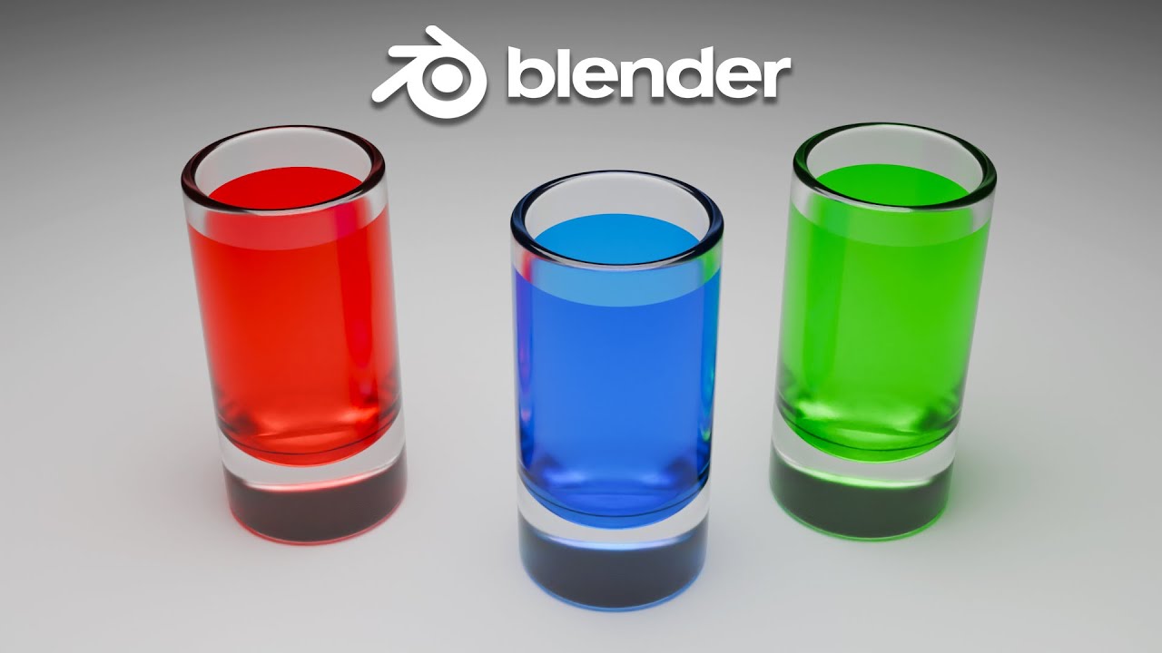 SHOT GLASS ⚡ Blender Tutorial
