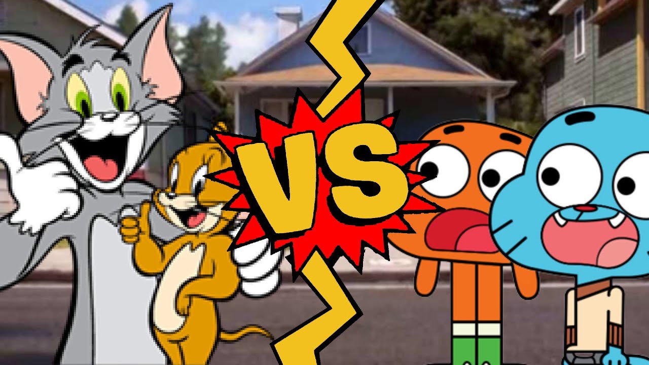M.U.G.E.N Battles | Tom/Jerry vs Gumball/Darwin | Tom & Jerry vs The Amazing World of Gumball