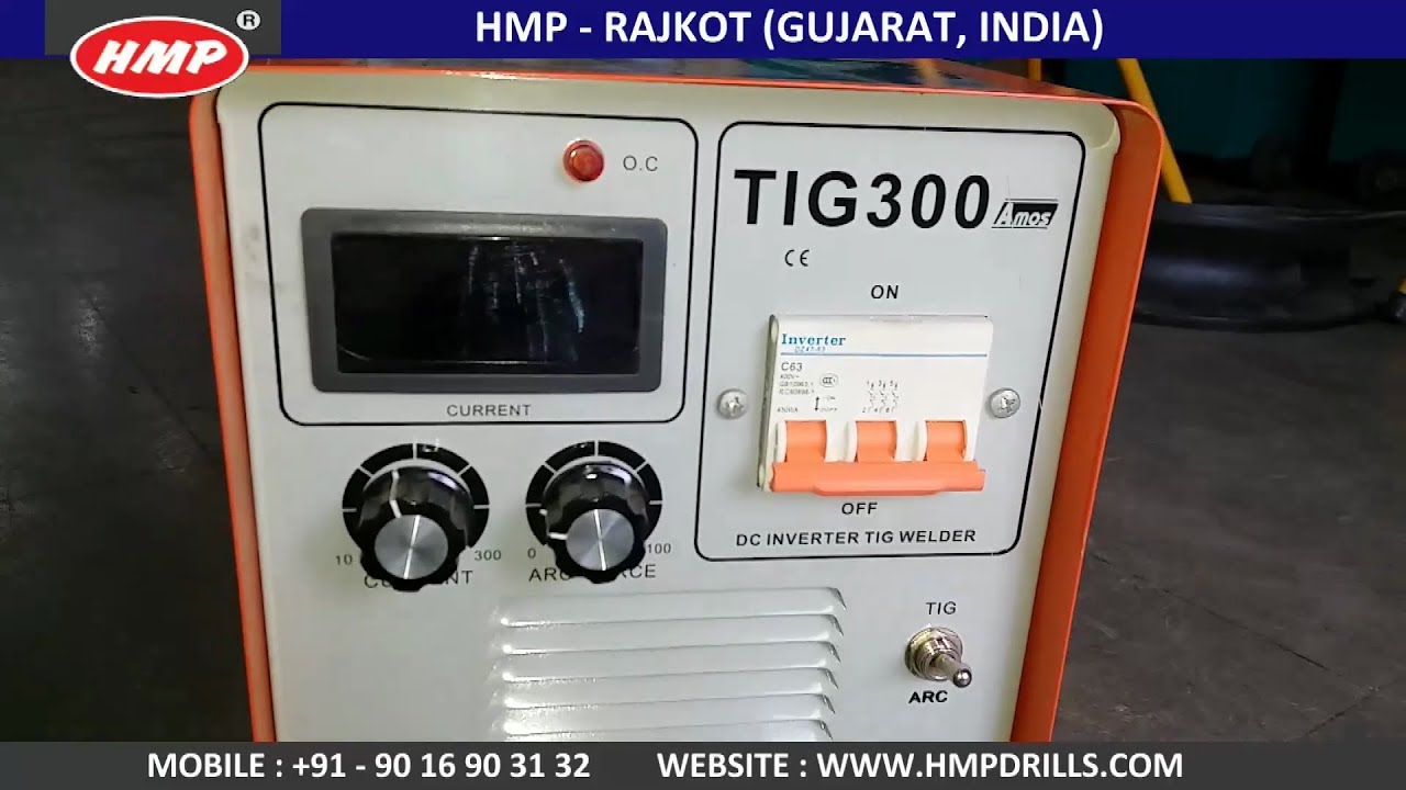 HMP TIG 300A 3 Phase Inverter Welding Machine By Rajlaxmi Machine Tools - Rajkot, Gujarat, INDIA