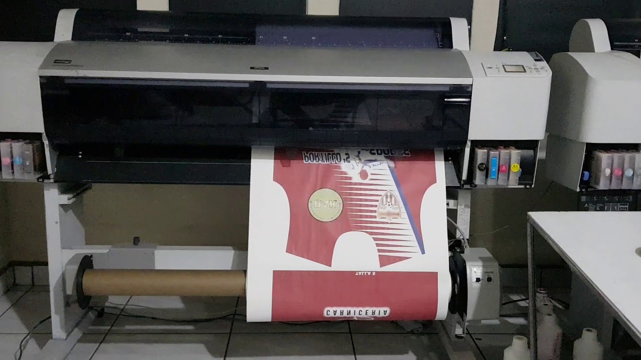 Epson Stylus pro 9800 printing with auto takeup reel
