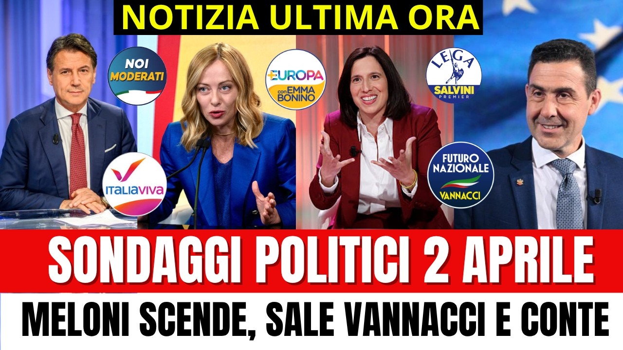 Ultima ora analisi sondaggi politici: Vannacci-Meloni sfidano la destra sorpasso Conte su Schlein?