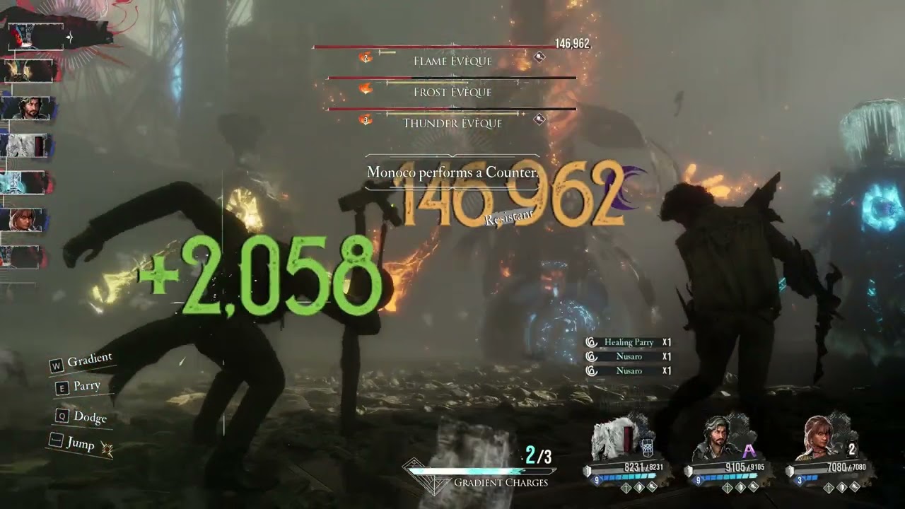 Clair Obscur: Expedition 33 - Eveque Trio Boss Fight [No Hit]