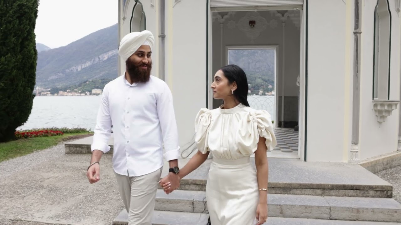 Jasneet & Karanbir | Dream Wedding Proposal on Lake Como. She didn't know about it...