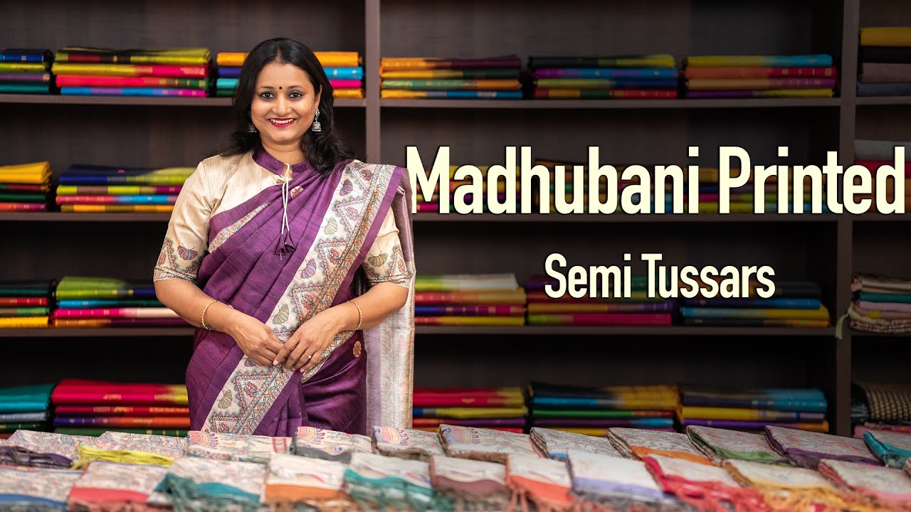 Madhubani Printed Semi Tussars | Prashanti | 16 May 2023