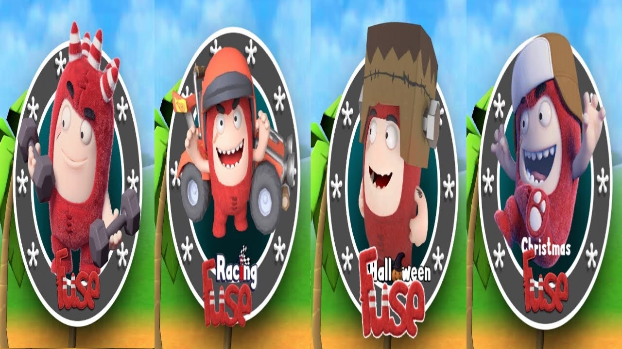 FUSE Christmas, Halloween, Racing Run | Oddbods Turbo Run | Droidzman Gameplay