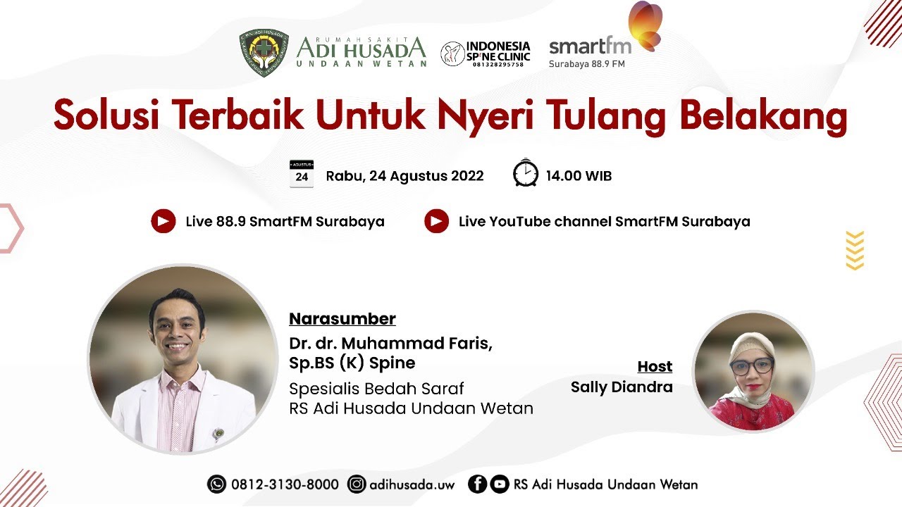 Solusi Terbaik Untuk Nyeri Tulang Belakang oleh Dr .dr .Muhammad Faris, Sp.BS (K) Spine  |  Part 02