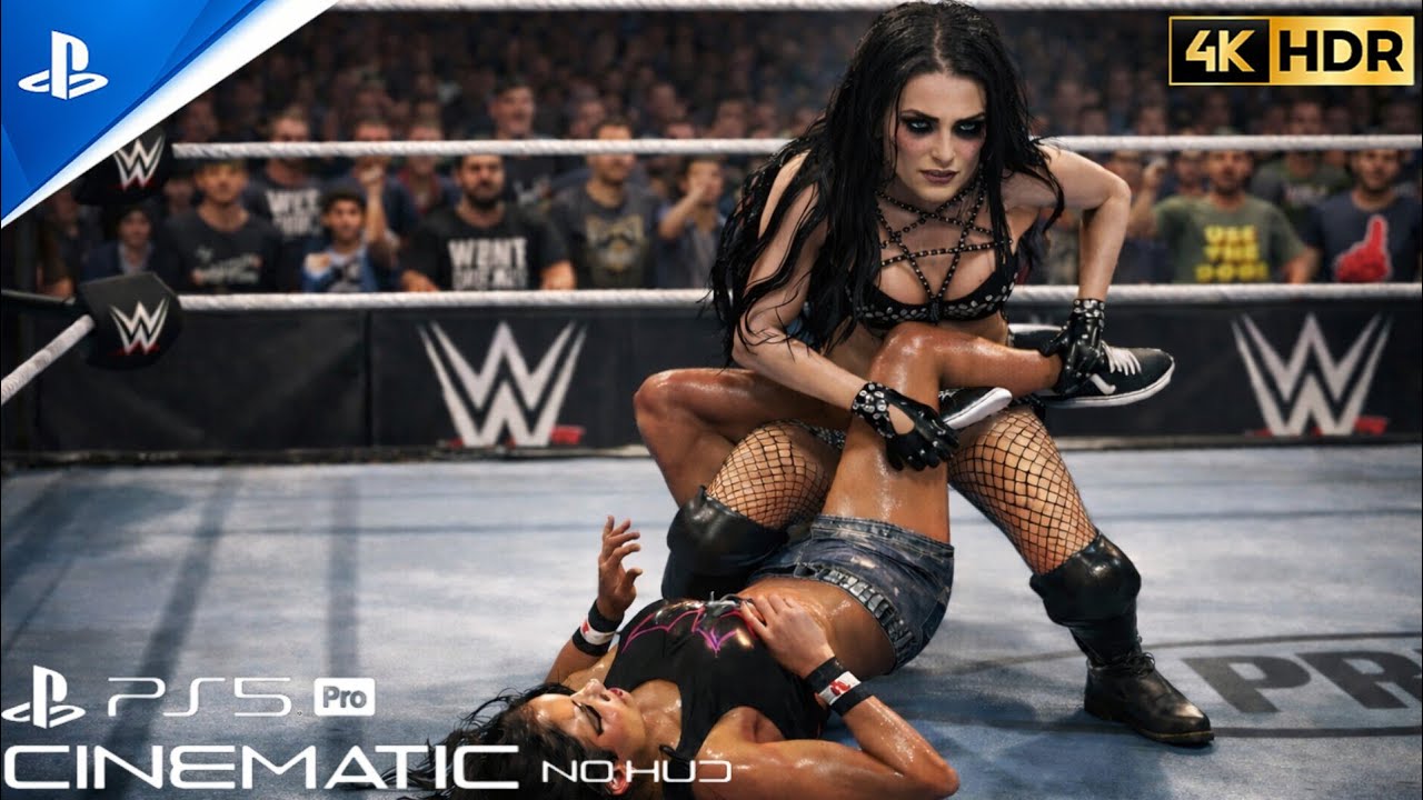 AJ Lee vs Paige (Saraya) | Rivalry Returns | WWE 2K25 | PS5 PRO 4K | Cinematic No HUD