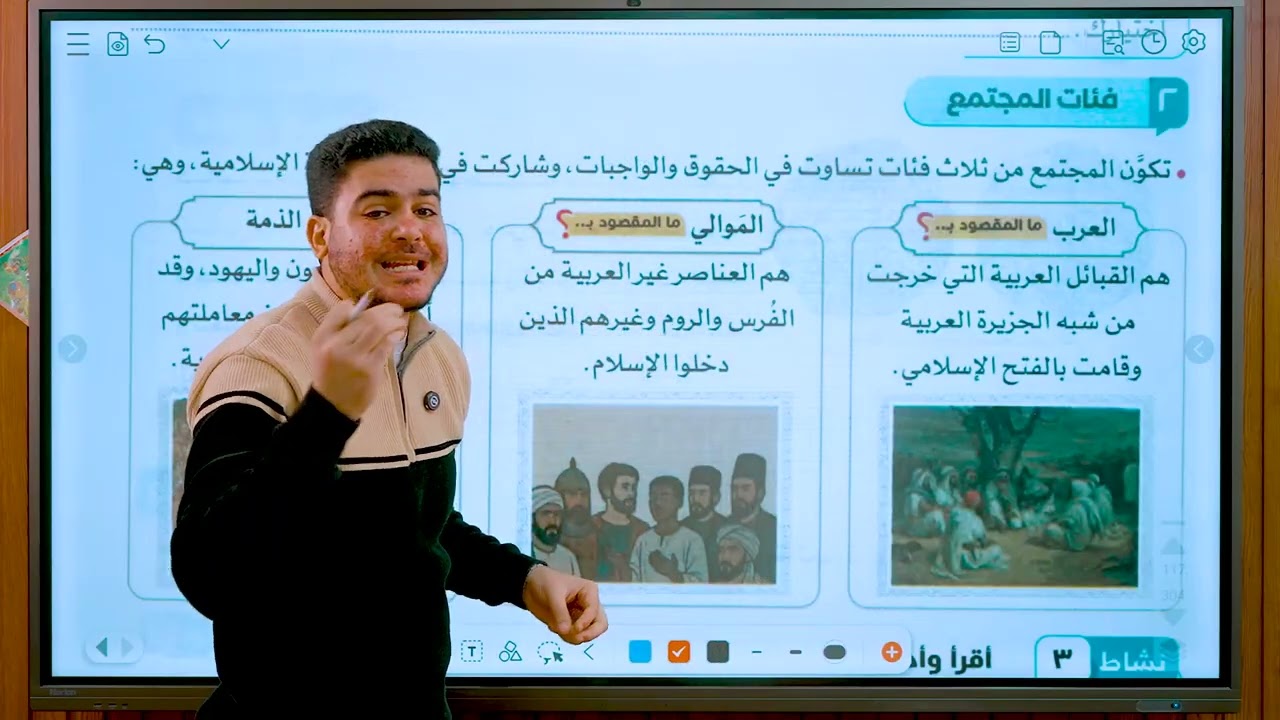 مظاهر الحياة في الحضارة الاسلامية | الجزء الاول | ساتة ابتدائي