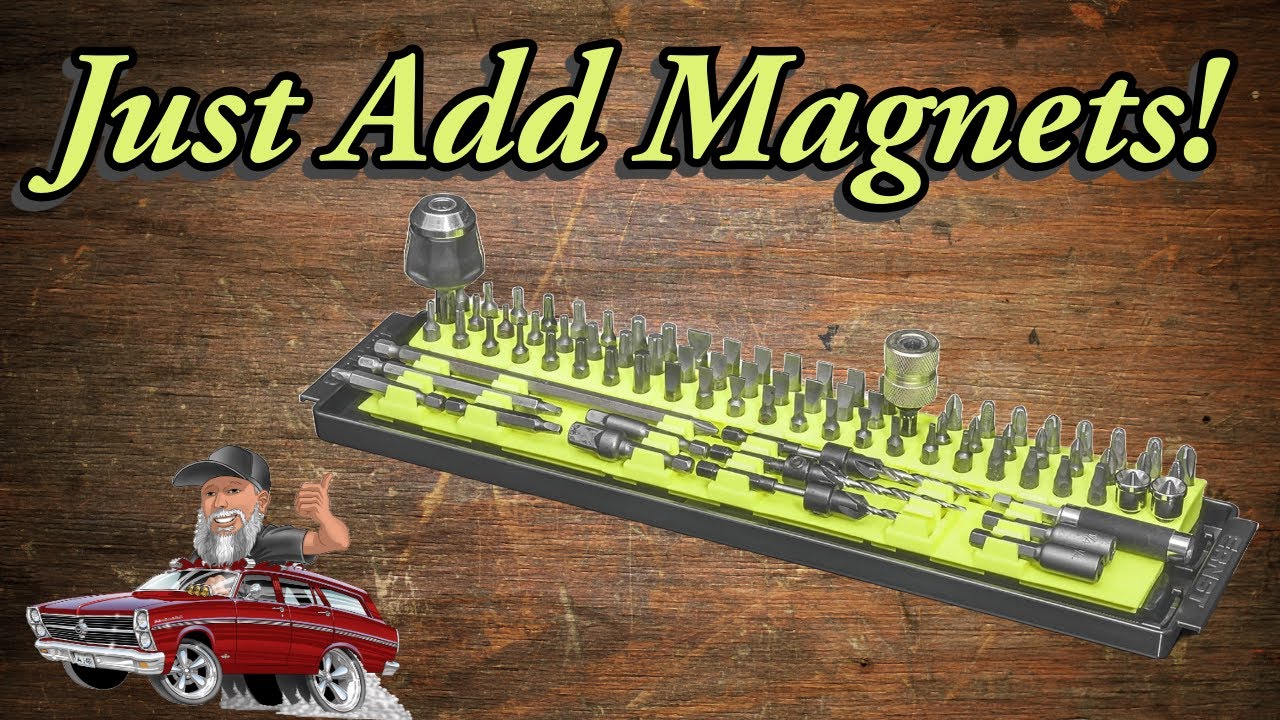 Want a PROFESSIONAL Magnetic Bit Organizer? Watch This Now