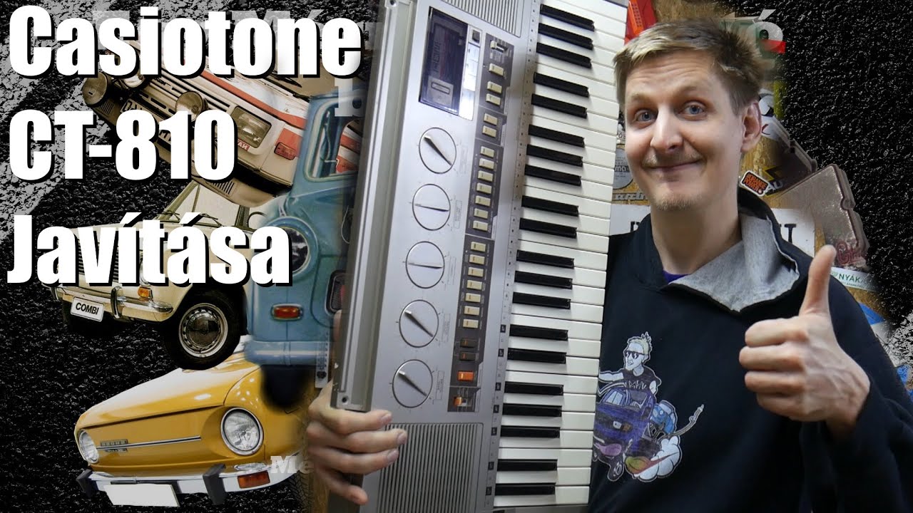 Vintage Casiotone CT-810 javítása!