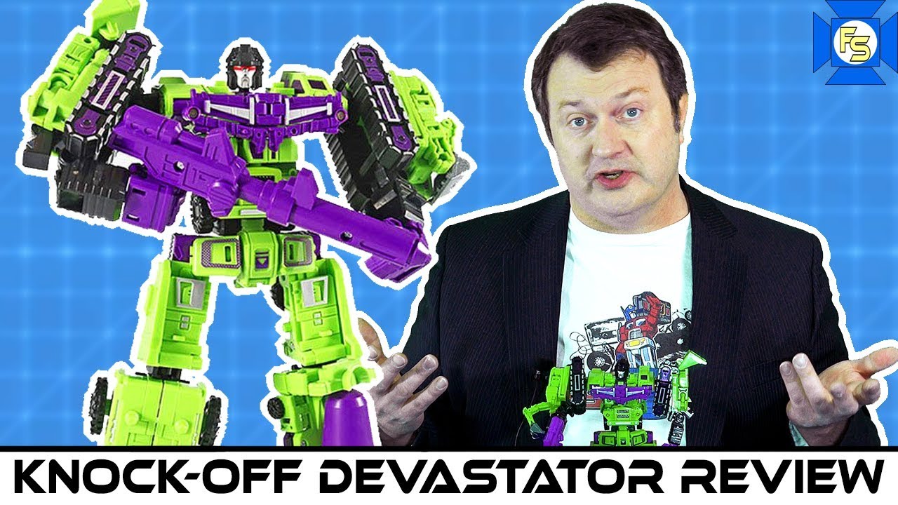 Обзор игры TRANSFORMERS Devastator Robot Force Knock-Off