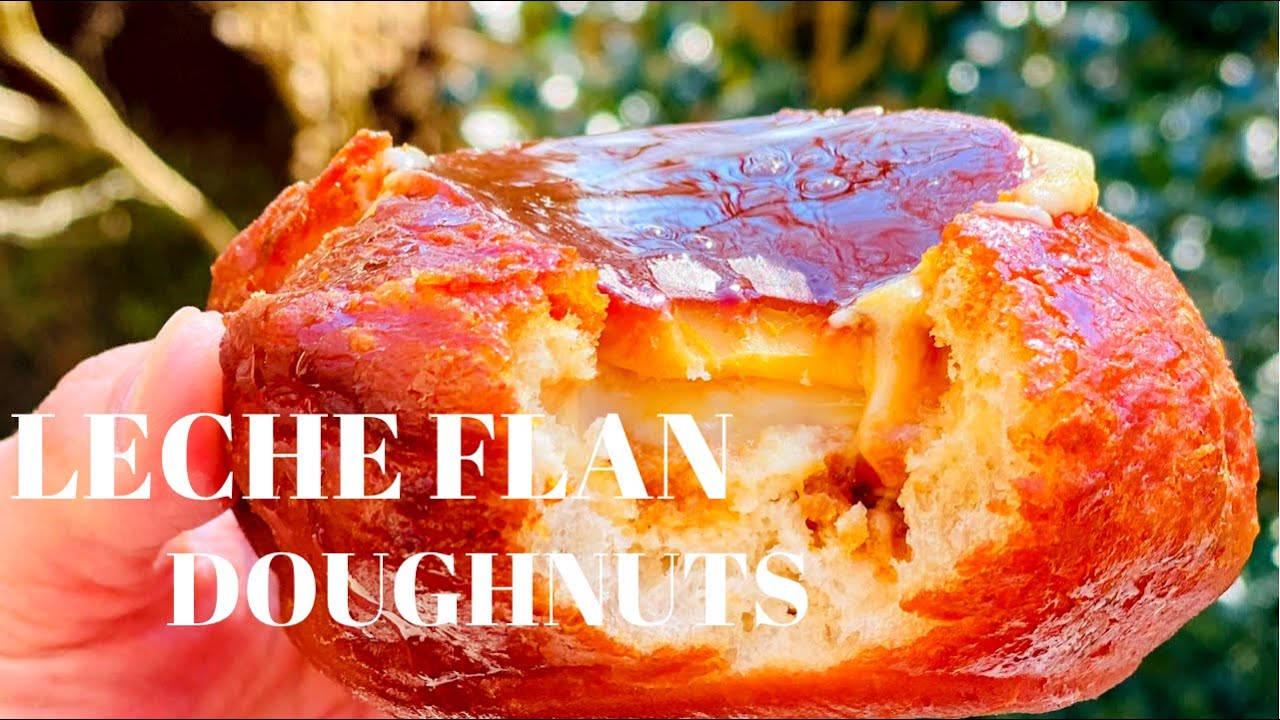 Leche Flan Doughnuts