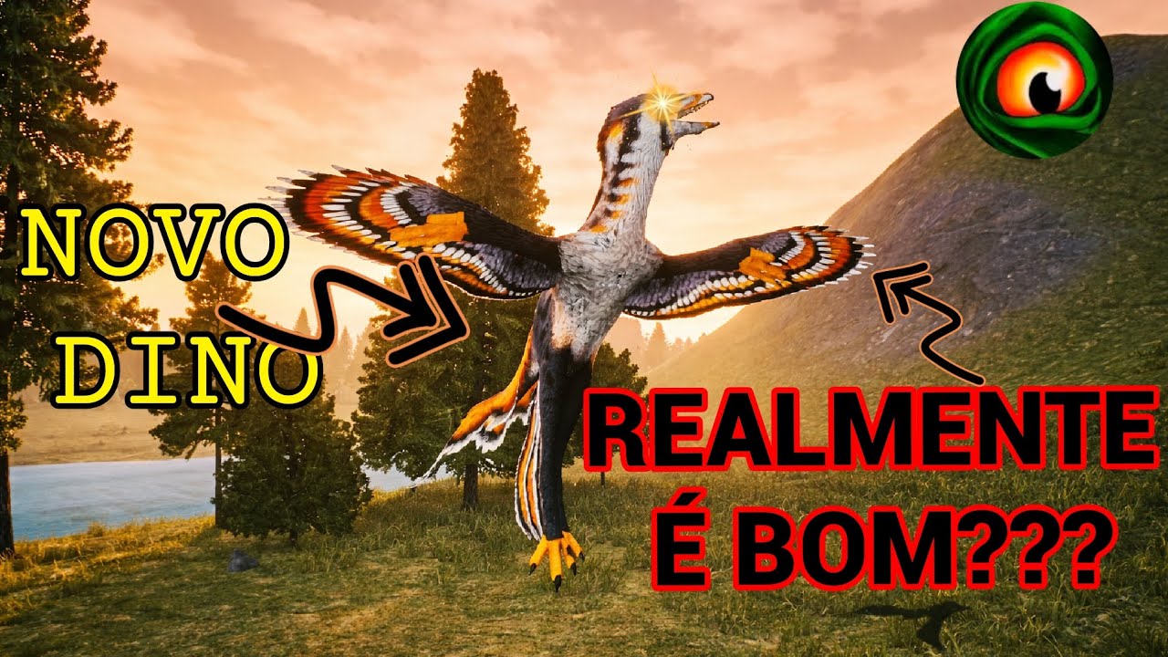 O DINO MAIS DIVERTIDO🤔? Caçando e jogando com o novo dino no the cursed isle 