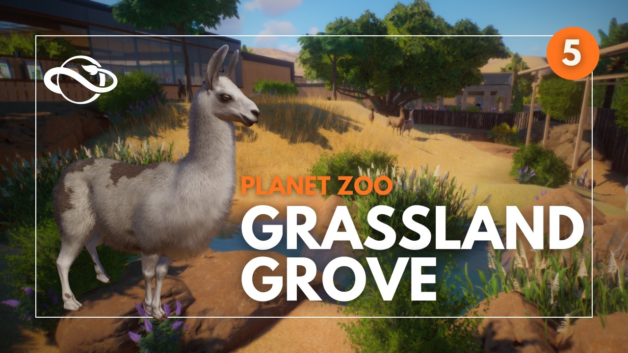 Planet Zoo | Grassland Grove - Episode 5 - A LLAMA?!