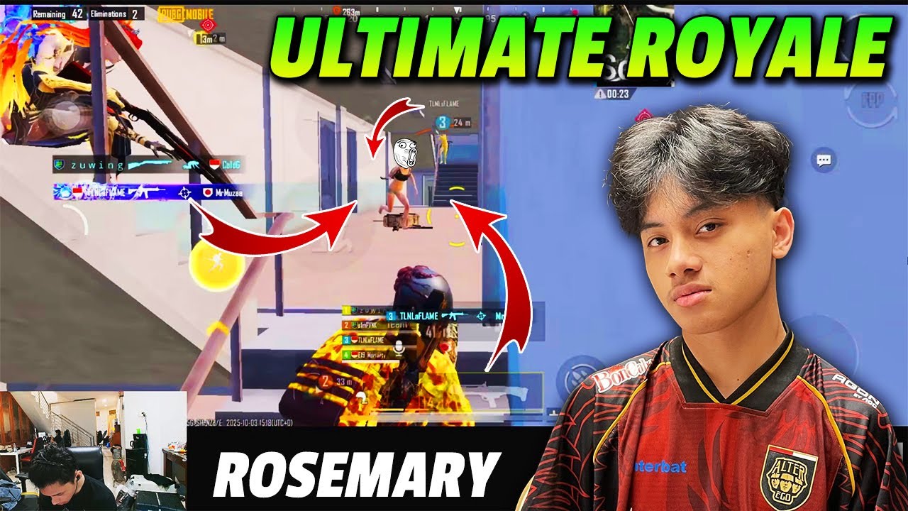 PUBG Mobile indonesia : Rosemary Ultimate Royale Highlight Ep.439