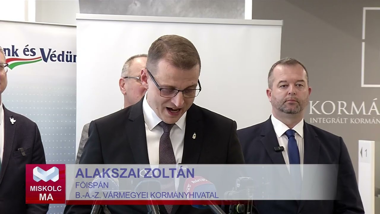 Miskolc Ma 2026. 03. 03.: Kormányablakot és rendőrörsöt adtak át Miskolcon