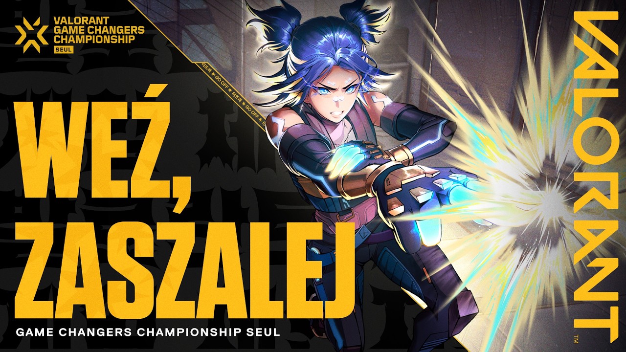 GO OFF // Zajawka Game Changers Championship VALORANT 2025 &ndash; M.I.A wykonywane przez KATSEYE