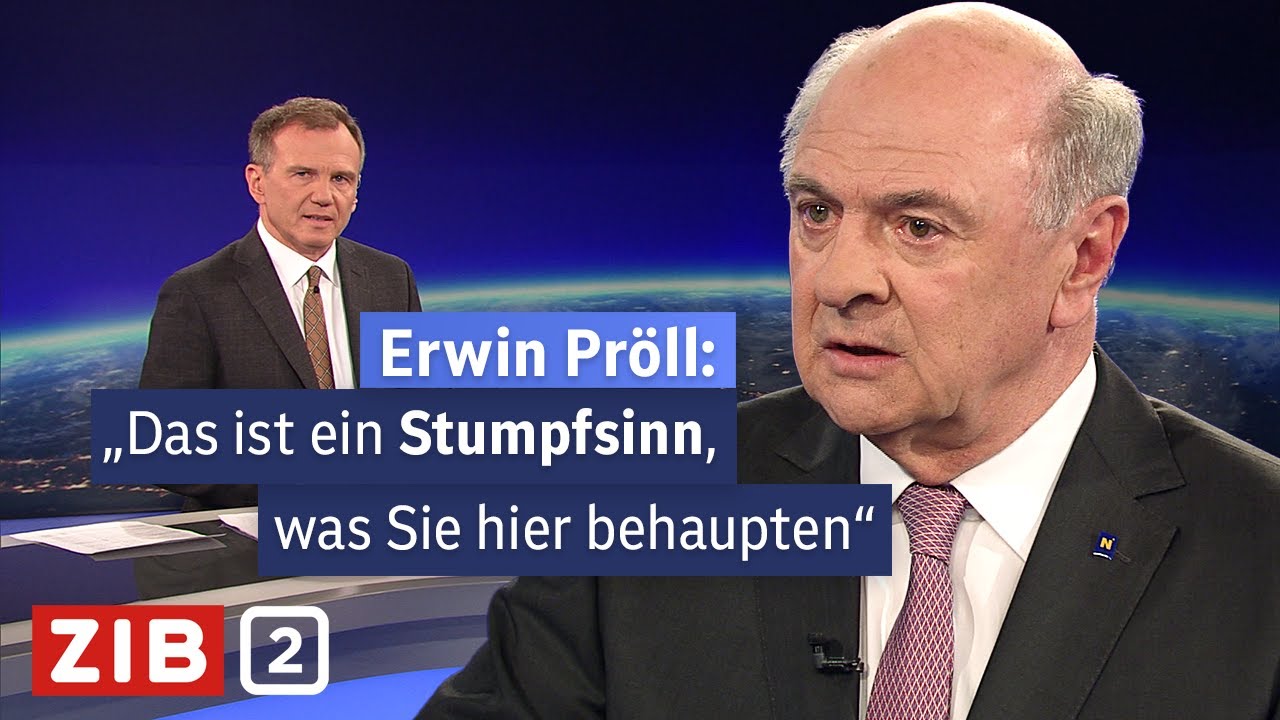 Legendäres Pröll-Interview bei Armin Wolf | ZIB2 vom 27.03.2017