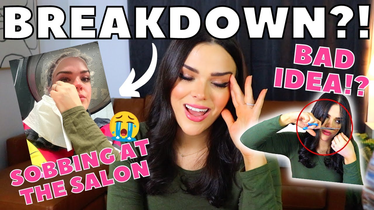 First Time At a Salon in 7 YEARS! HAIR LOSS EMOTIONAL BREAKDOWN!!