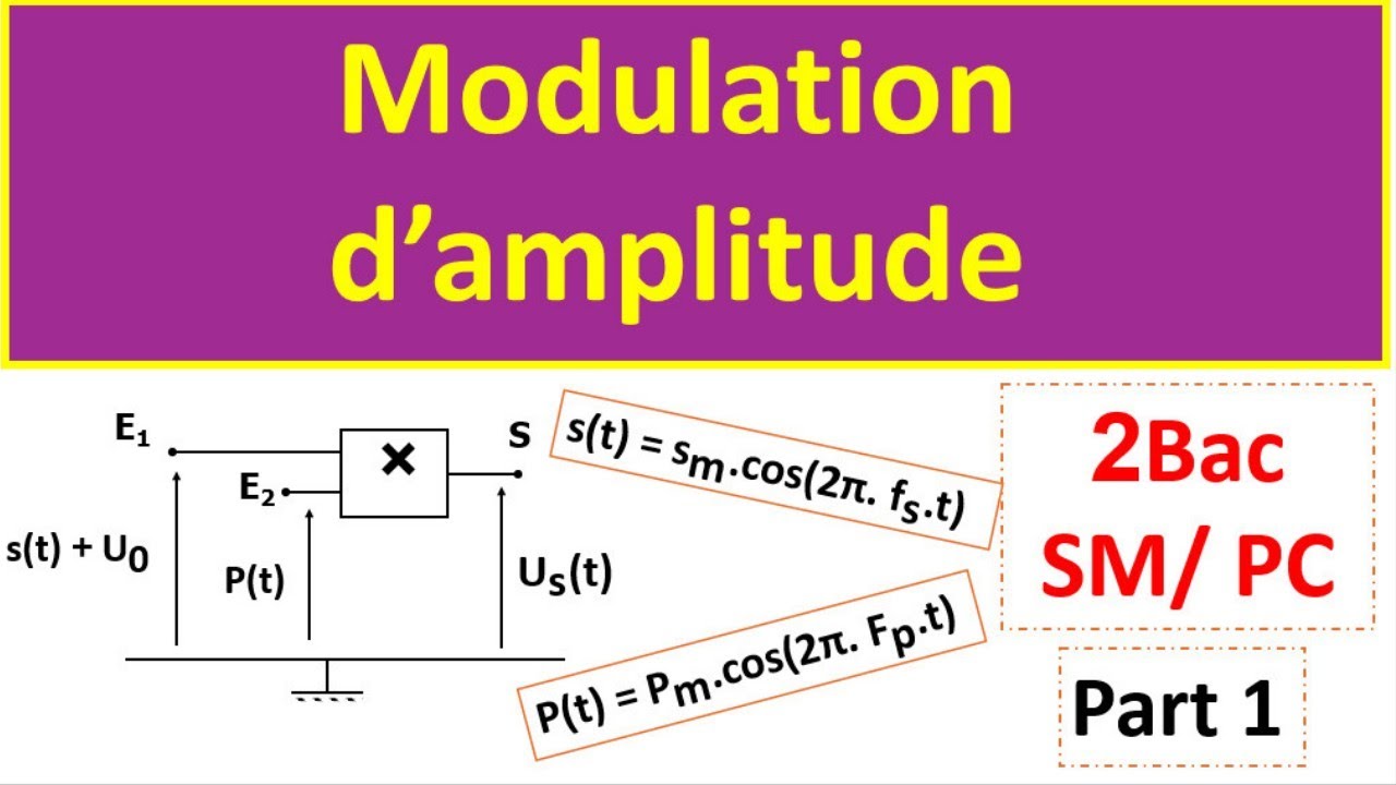 ondes electrolmagn&eacute;tiques modulation d'amplitude partie 1