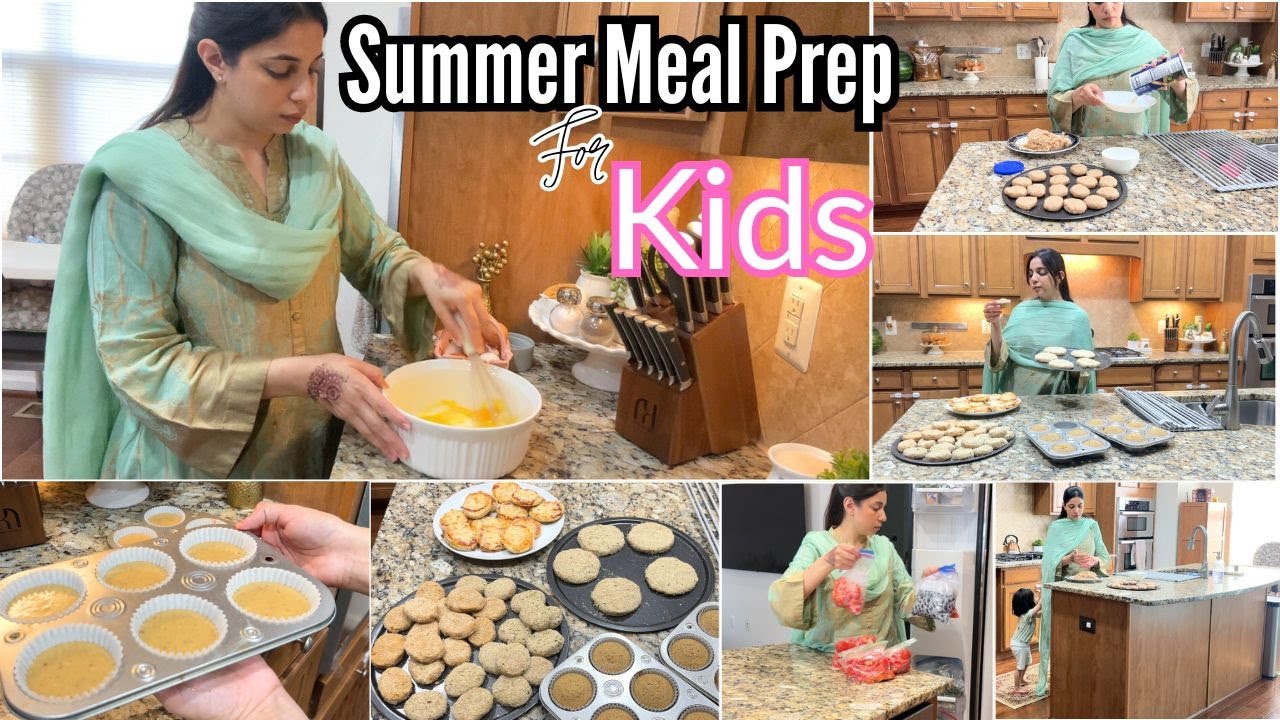 WEEKLY MEAL PREP FOR KIDS | SUMMER MEAL PREP MAKE AND FREEZE | HEALTHY MEAL PREP FOR KIDS|
