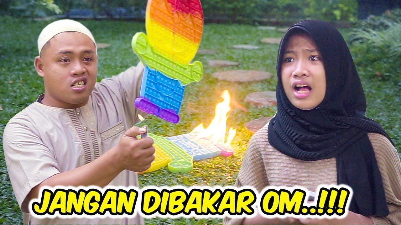 Drama | Pop It Jumbo Kesayangan  Dinda Di Bakar