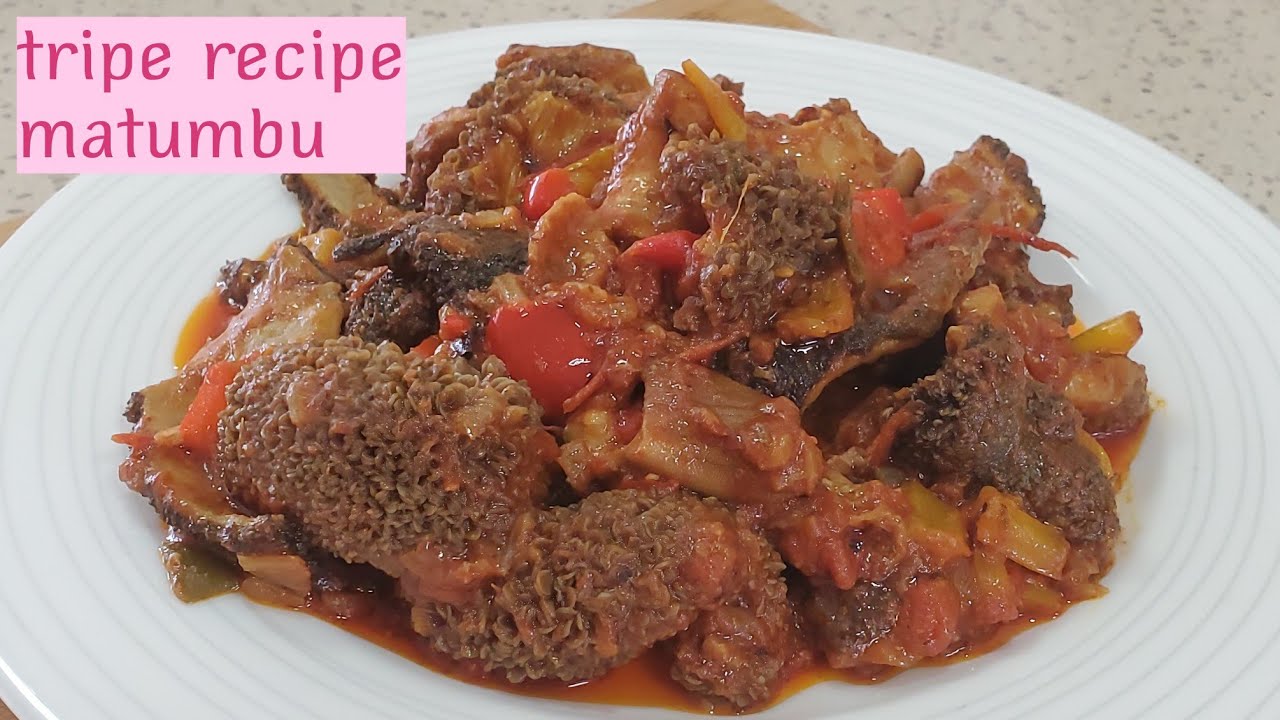 How to cook  beef tripe |matumbu & ulusu | Zimbabwean recipe
