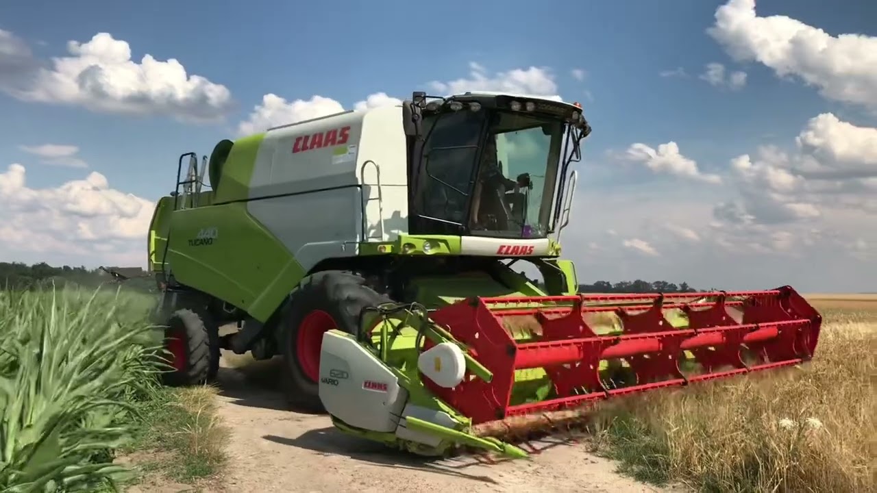 Żniwa 2022 - Claas Tucano 440