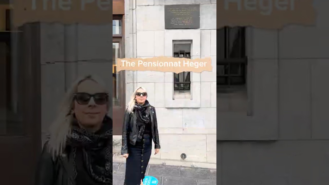 The remains of Pensionnat Heger - the Bront&euml;s' school in Brussels