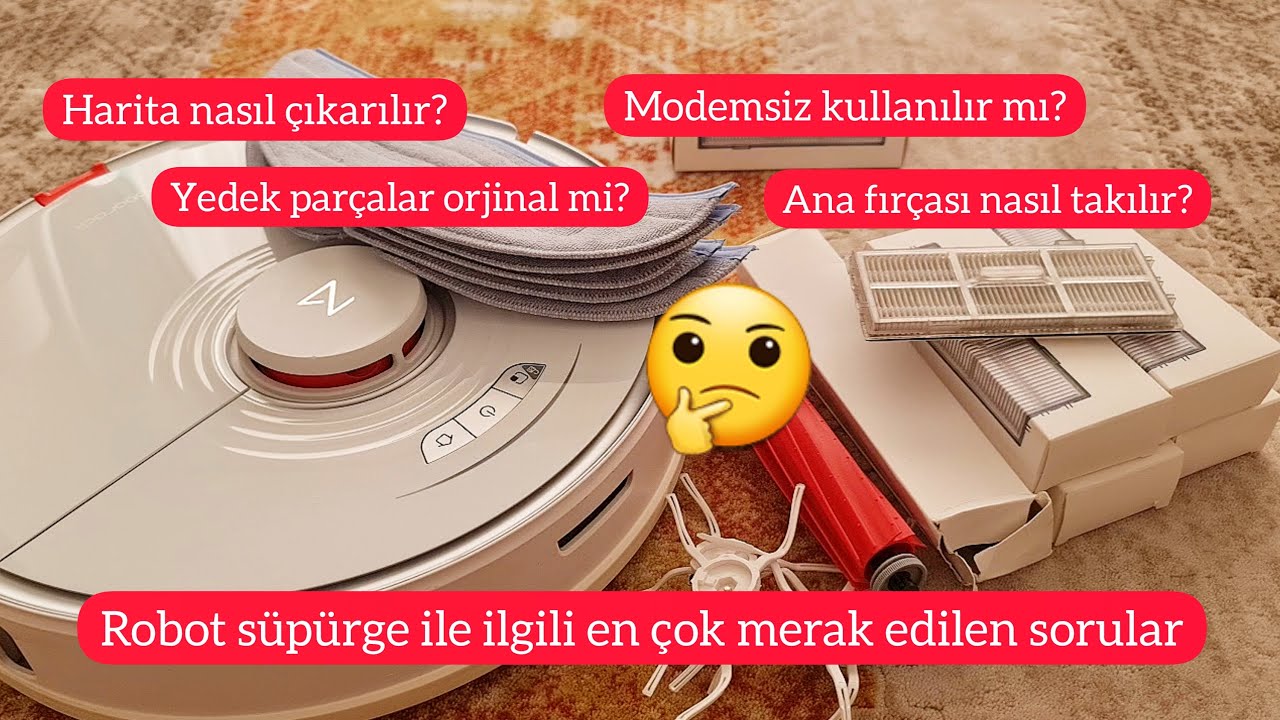 ROBOROCK S7 SONİC MOPPİNG AKILLI ROBOT SÜPÜRGE HAKKINDA EN ÇOK MERAK EDİLEN SORULARI YANITLADIM 🤖
