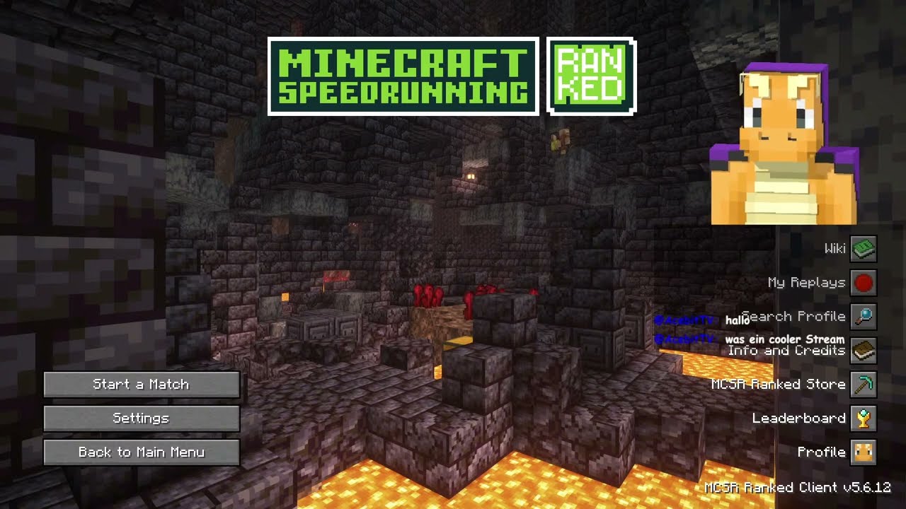 🔴 STREAM EINSTELLUNGEN TESTEN UND MINECRAFT SPEEDRUNNEN ÜBEN
