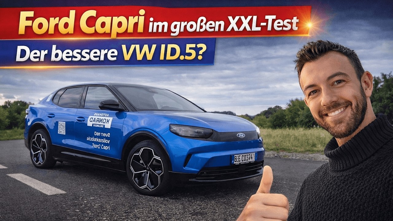 NEUER Ford Capri im XXL Test: VW´s MEB Plattform, aber besser als der ID.5 und CUPRA Tavascan?