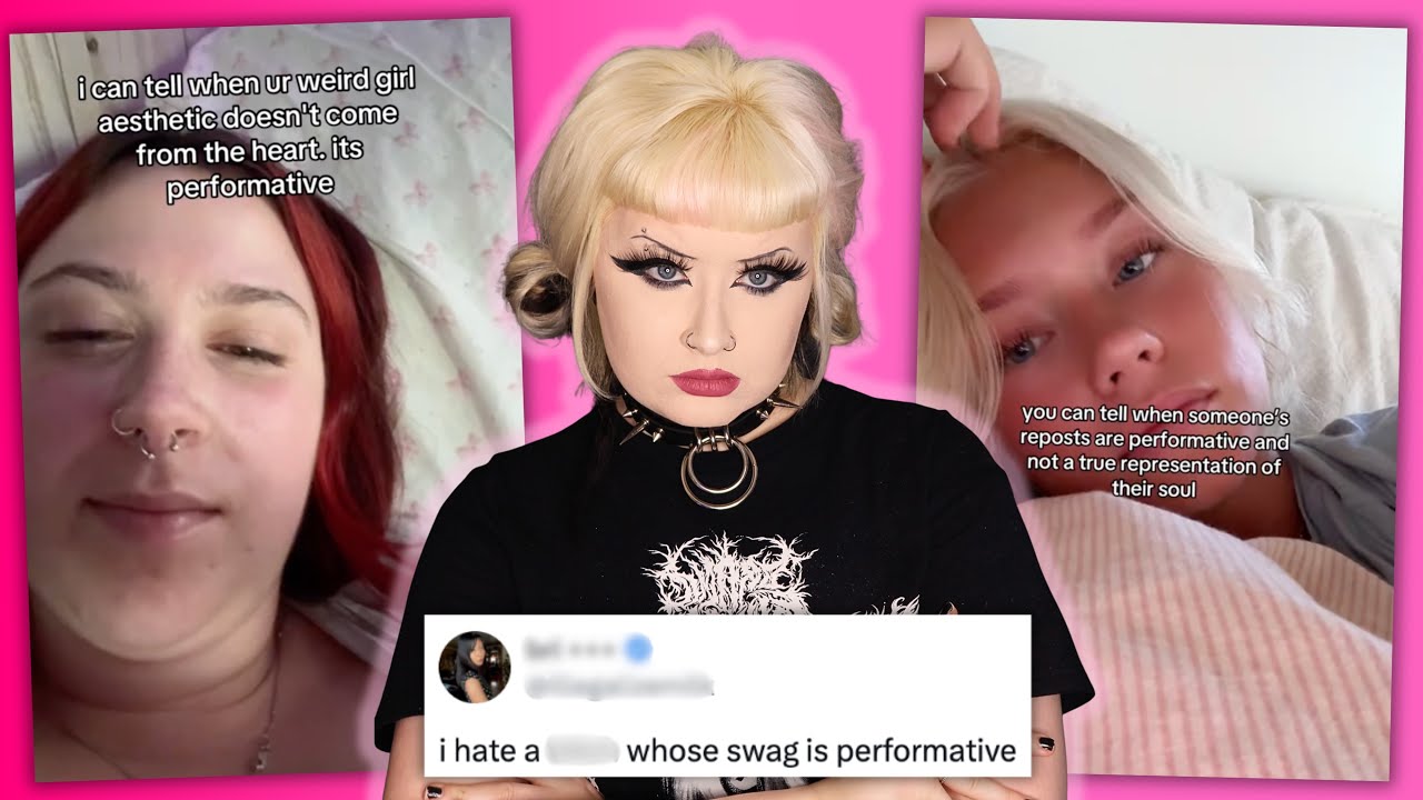 the “performative weird girl” olympics on tiktok is embarrassing.
