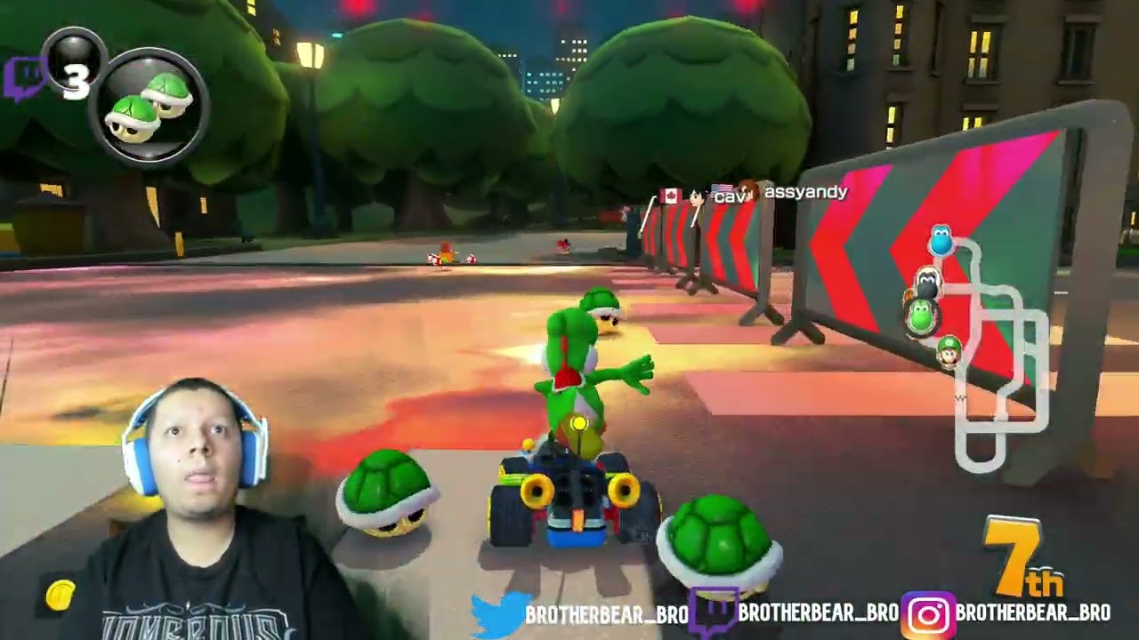 I played mario kart for the first time
