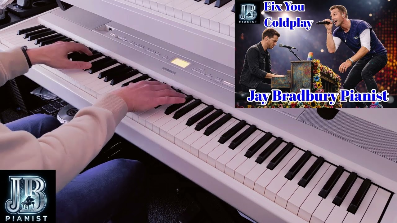 Fix You - Coldplay - (piano cover) - Jay Bradbury Pianist