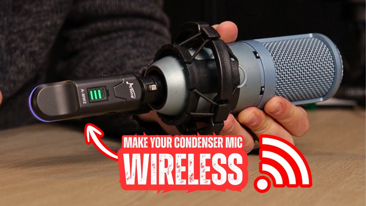 Беспроводной микрофон с фантомным питанием 48 В — AItone A-MW2 Wireless XLR